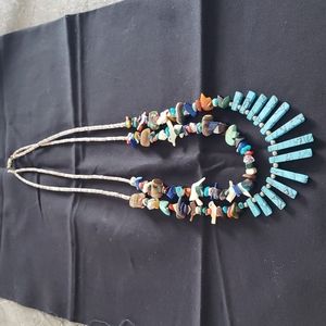 Mixed Gemstone Necklace.